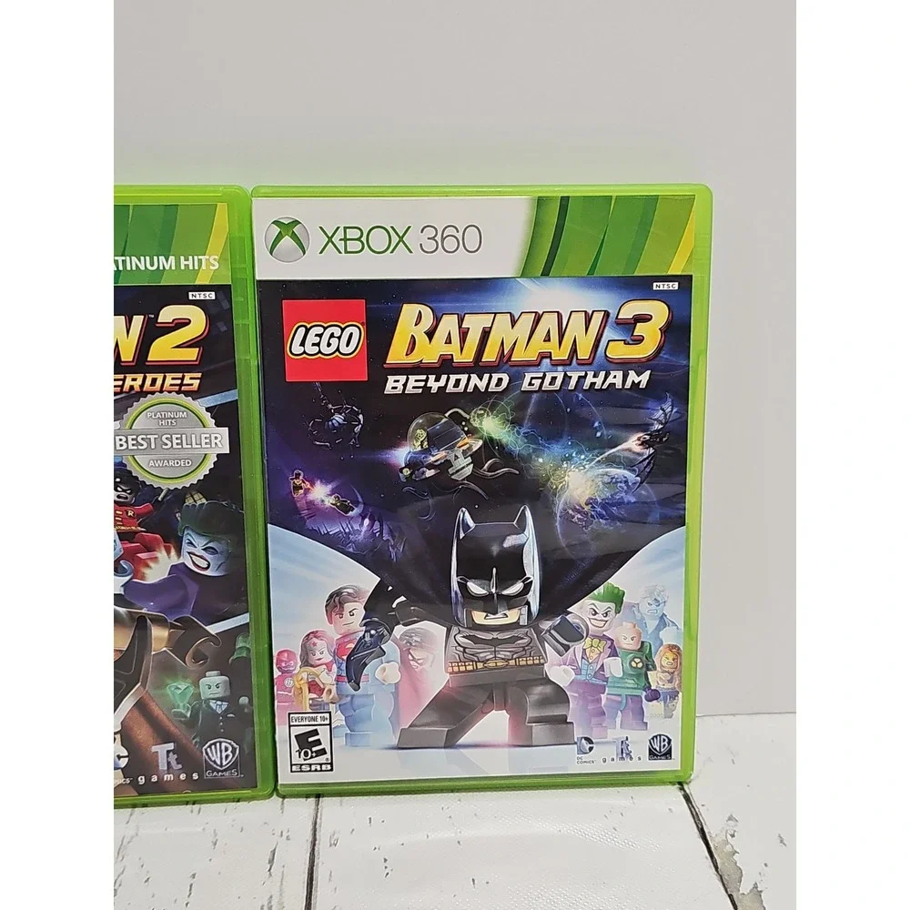 Xbox 360 Lego Batman 1 2 and 3 series